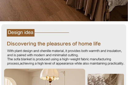 1 Piece Set Plant Stretchable Sofa Cover Non-slip Full Cover Dust Cover Bedroom Living Room Home Decoration 2/3/4 People
