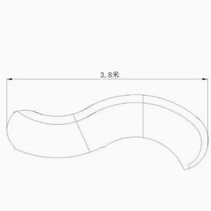 Y48 Nordic living room curved designer sofa hotel lobby multi-person combination sofa