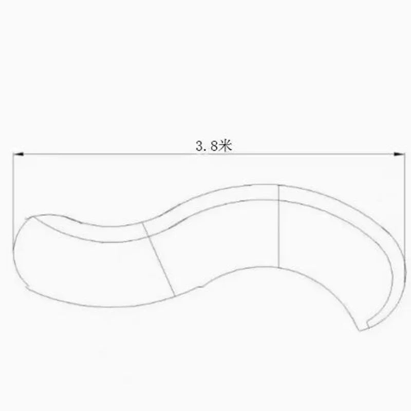 Y48 Nordic living room curved designer sofa hotel lobby multi-person combination sofa