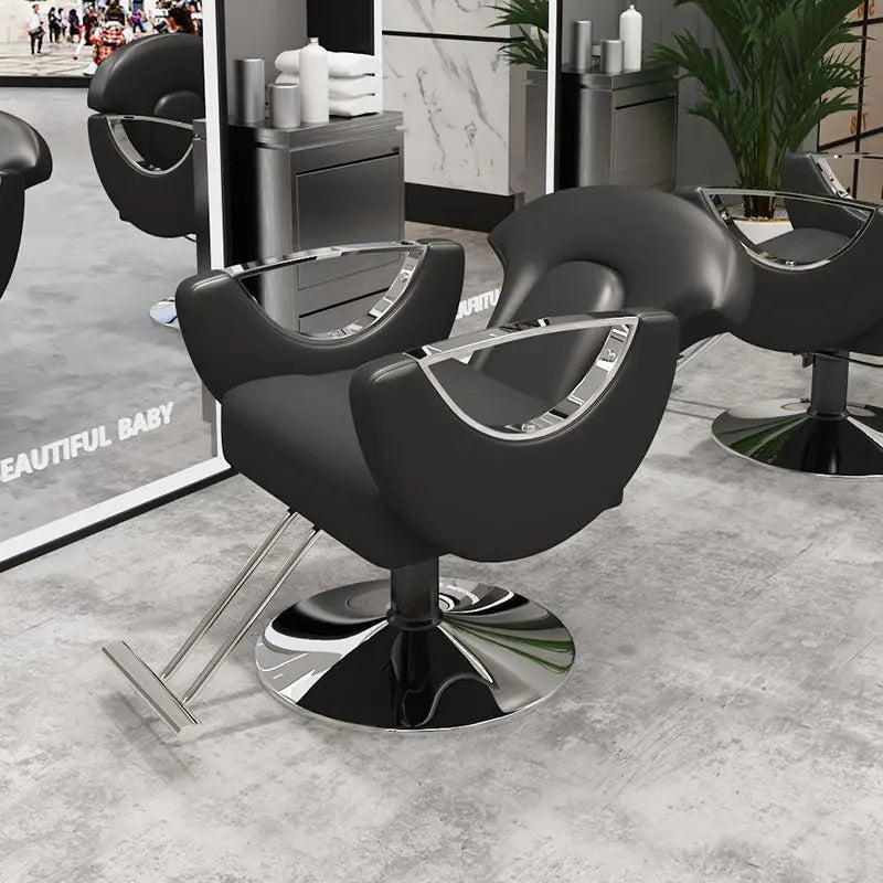 Elegant Beauty Barber Chairs Premium Nordic Style Minimalist Salon Chairs Aesthetic Italian Silla Para Lashista Salon Furniture
