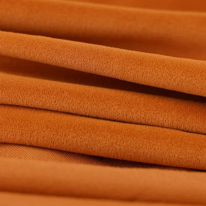 Luxury Nordic Minimalist Blackout Velvet Curtains for Bedroom Living Room Orange Home Decor Custom Tulle and Valance