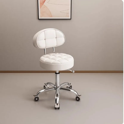 Big work stool hair cutting chair rotating lifting round stool pulley hair salon special beauty stool