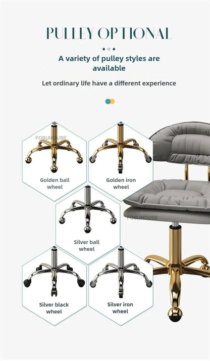 Italian Professional Barber Chairs for Beauty Salon Furniture Barber Chair Minimalist Lift Backrest Salon Chair for Hair Stylist