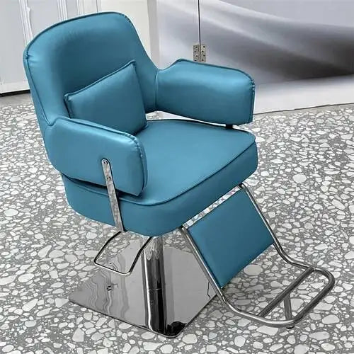 Workshop Tattoo Barber Chair Cosmetic Nail Trolley Workshop Luxury Adjustable Barber Chair Stool Silla De Barbero Home Furniture