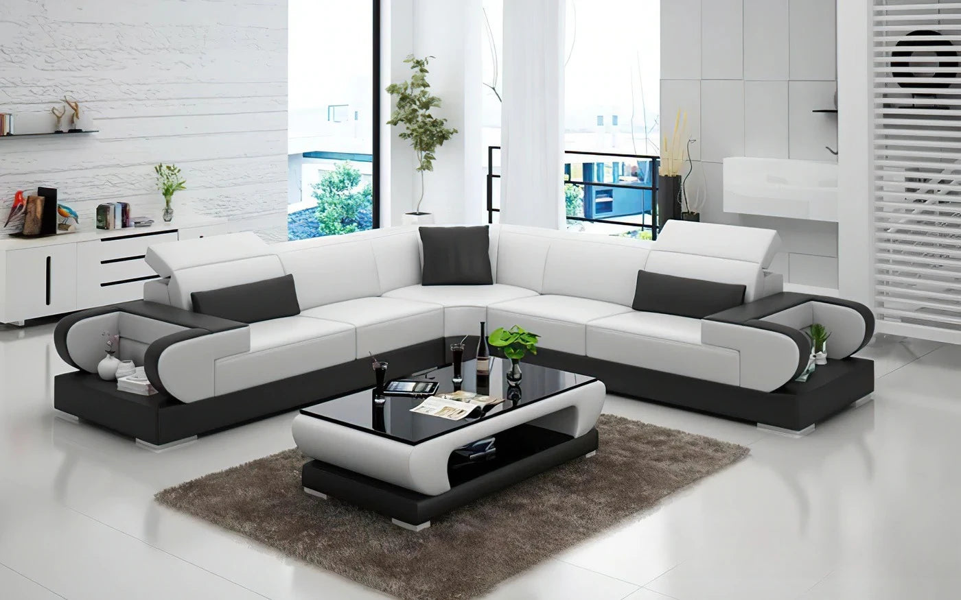 Modern simple multi-functional sofa living room comfortable sofa combination
