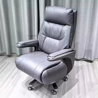 Electric Reclining Office Chairs American Bedroom Furniture Home Ergonomic Desk Chair Luxury Leather Executive Computer Armchair