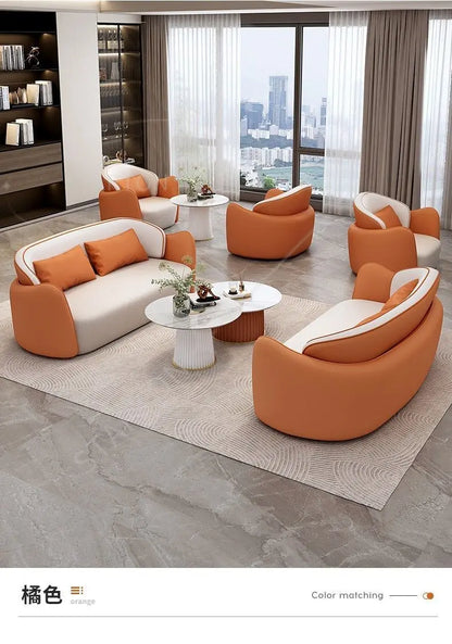 Hotel Lobby Reception Rest Area Sofa Beauty Salon Lobby Business Reception Meeting Negotiation