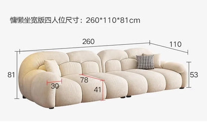 Big Size Living Room Sofa Luxury Italian Full Luxury Armchair Couch Cloud 2 People Corner Floor Reclining Furniture Decoration