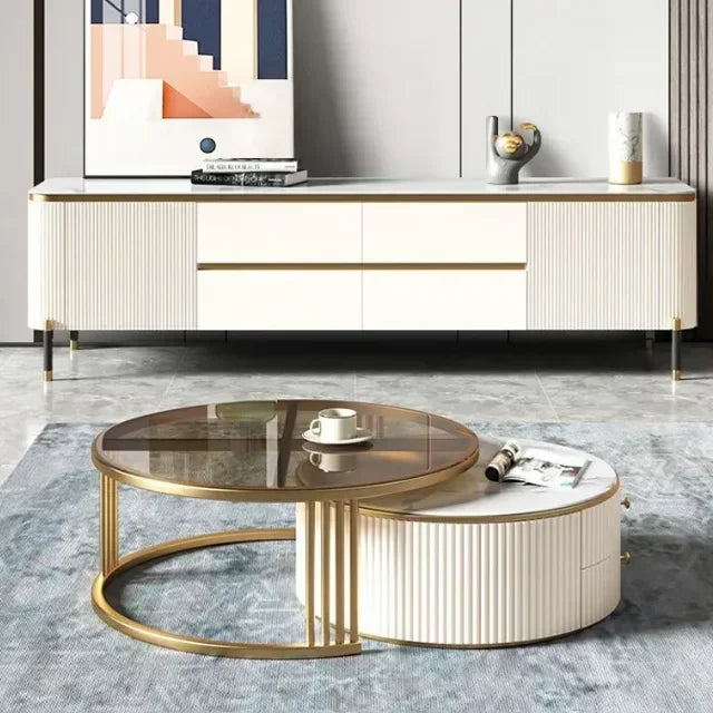 l # Great Furniture New Arrival Living Room Modern Design Marble Coffee Table