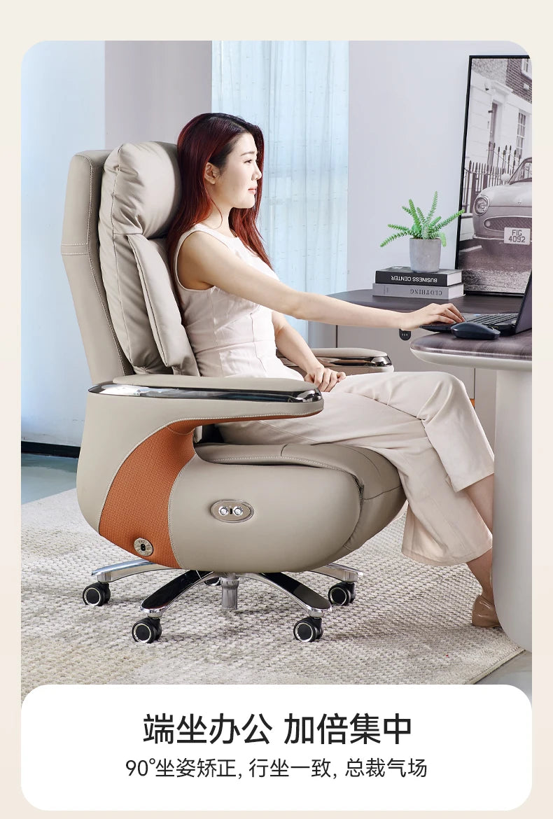 Comfy Armrest Wheels Office Chair Luxury Elegant Ergonomic Recliner Gaming Chairs Design Relaxing Sillas De Oficina Furniture