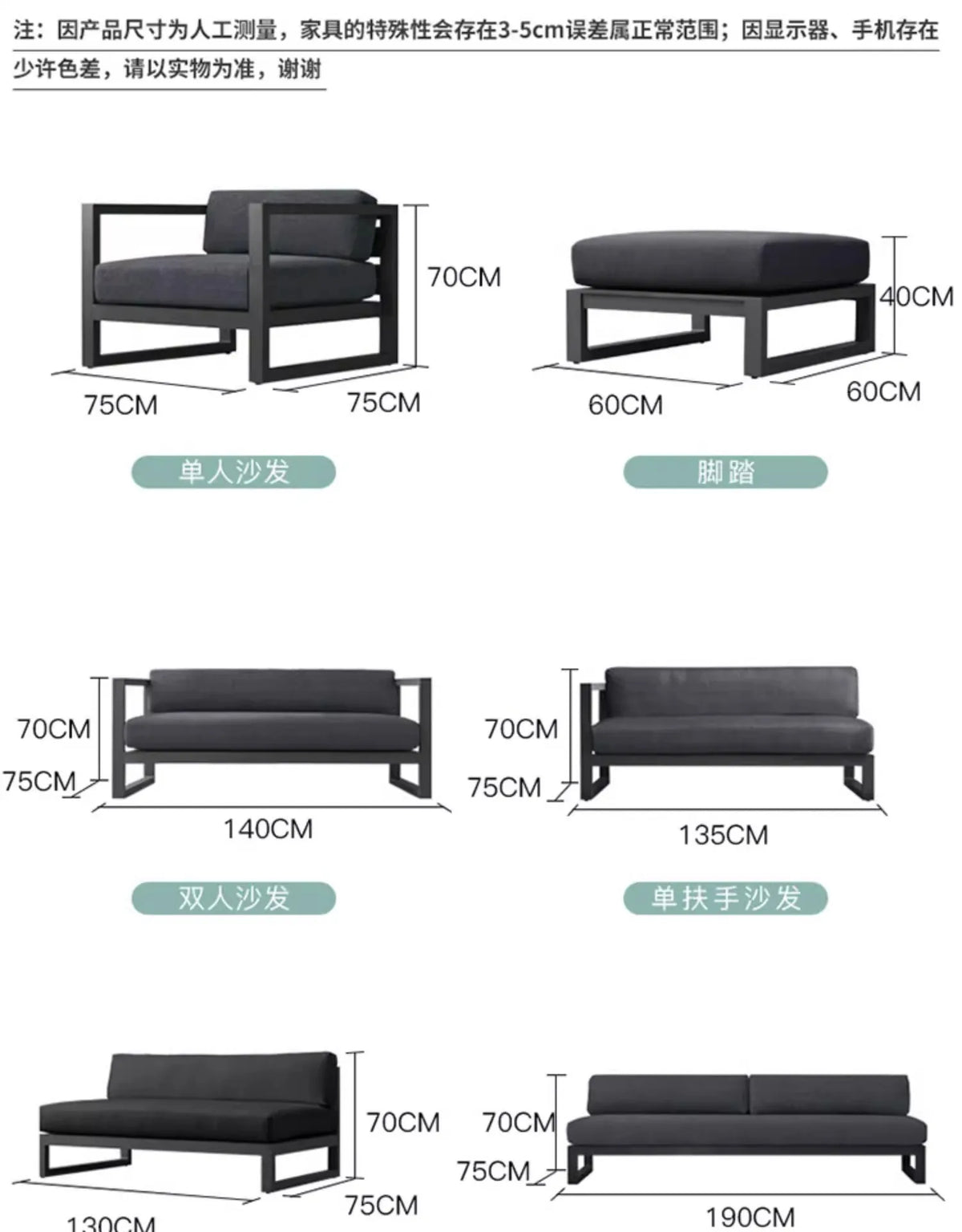 Outdoor Rattan Sofa Set Courtyard Garden Outdoor Leisure Rattan Chair Designer Model Home Outdoor Furniture