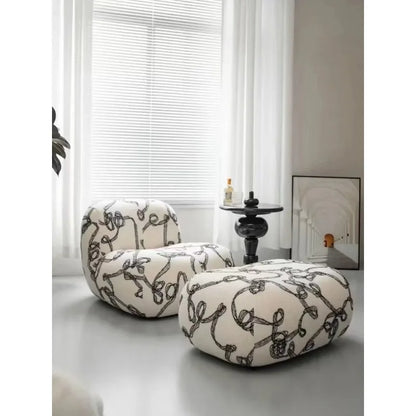Hippo chair, styling cotton single casual sofa chair