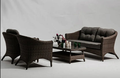 Leisure Courtyard Garden Sofas Outdoor Simple Homestay Coffee Table Garden Sofa Terrace Pe Rattan Furniture Sofá Exterior MHHYSF
