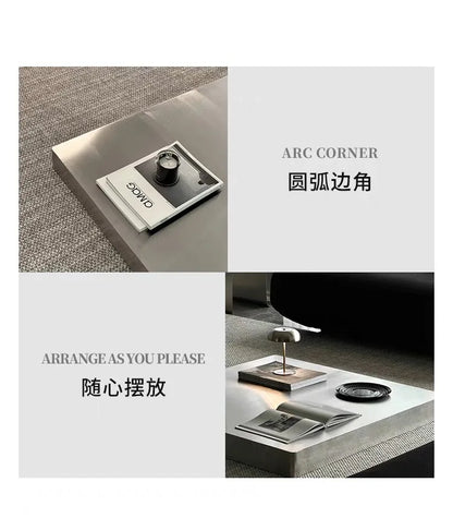 Unique Modern Coffee Table Metal Aesthetic Simple Living Room Decoration Coffee Table Center Italian Meubles Salon Furniture