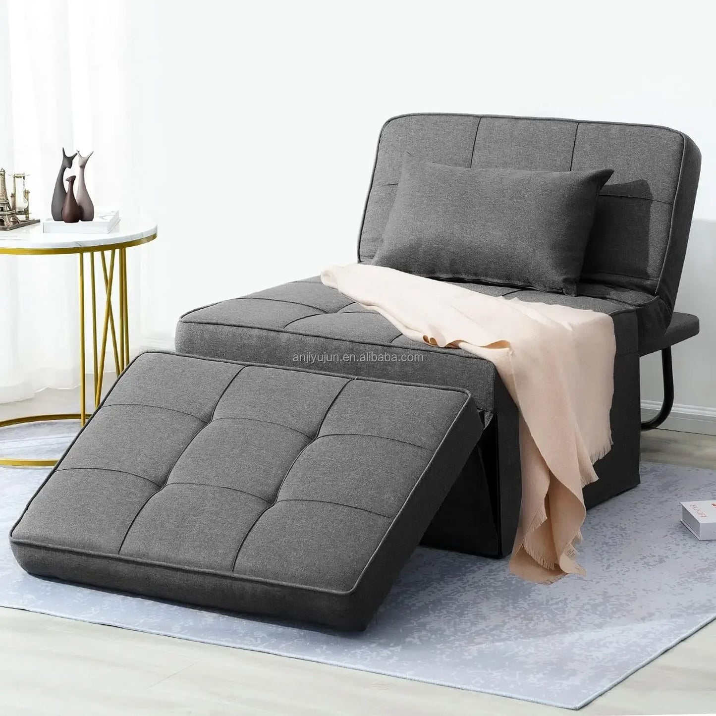 Full Size  - Pull Out Sofa Bed Futon Living Room Lounge Folding Out Sofa Bed