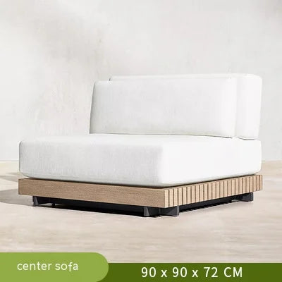 #Luxury Waterproof Modern Garden Furniture Set Rattan Rope Wicker Fire Pit Patio Couch Sectional Teak Wood