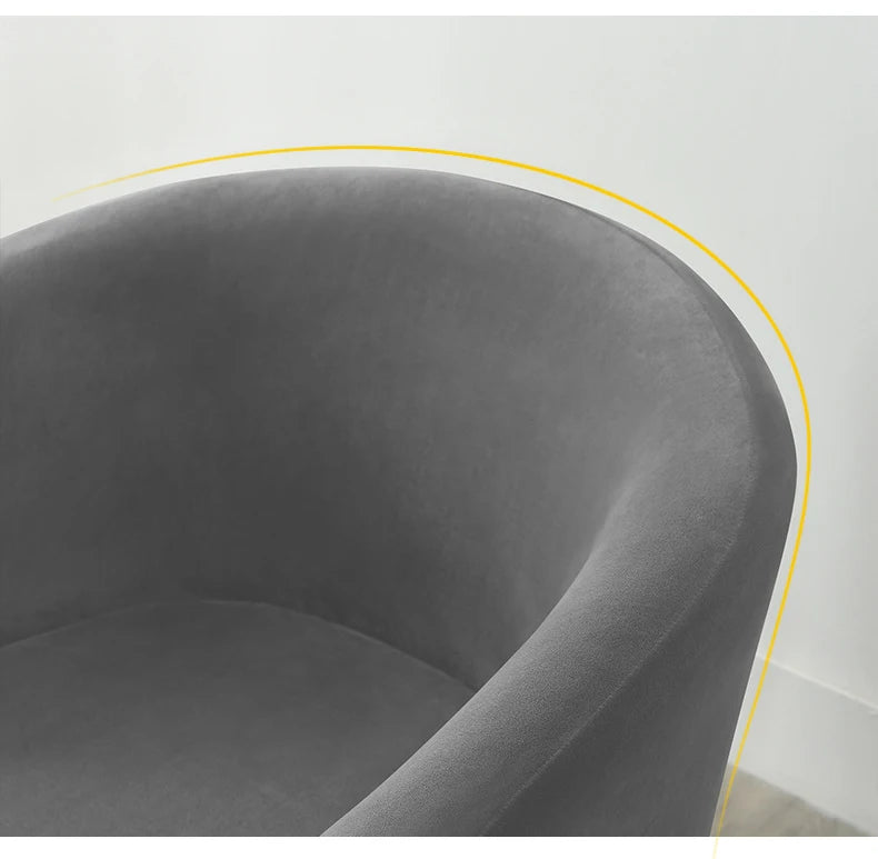 2pc/set Plush Club Chair Slipcover Stretch Elastic Chair Covers Solid Color Tub Chair Slipcovers Spandex Armchair Sofa Cover