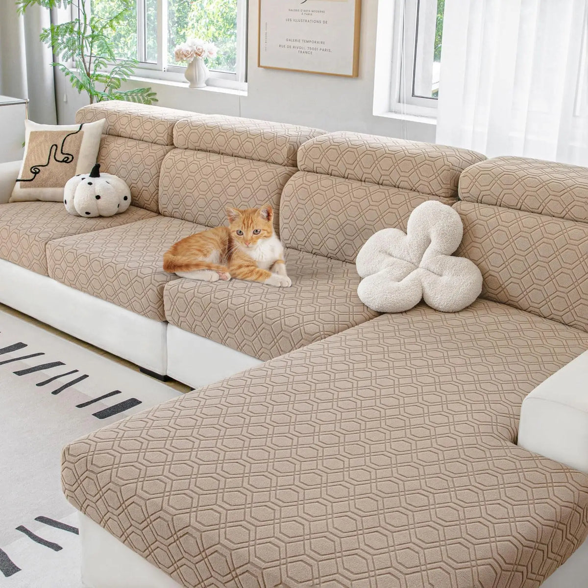 Hapihappy Individual Couch Cushion Covers Universal Magic Sofa Covers Washable Stretch Cushion Covers Interior Sofa Seat Covers