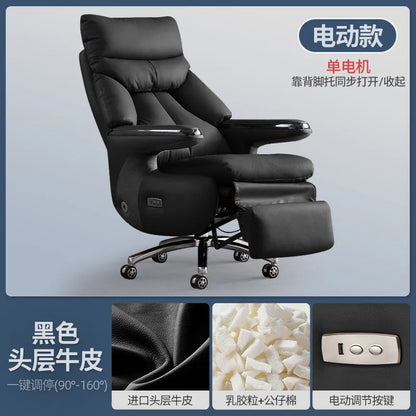 Smart Electric Executive Office Chair with Ventilation - Reclining Massage CEO Chair for Home Professional Use Furniture JT40