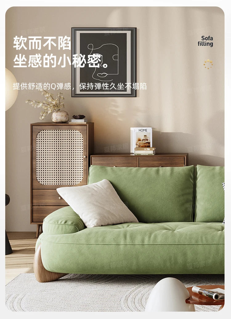 Luxury Green Living Room Sofa Modern Nordic Design Reclinable Sectional Muebles De Sala Stylish Home Furniture Decorr Space