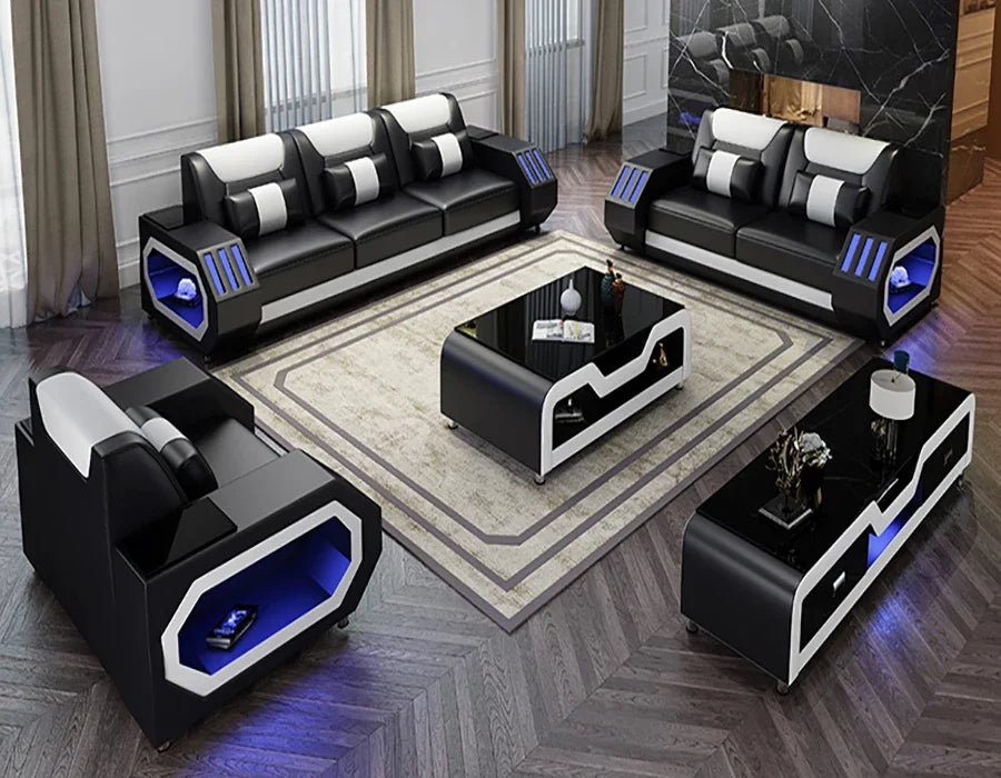 # l Modern chesterfield sectional royal living room sofas leather full set of couches decor home sofa living room luxury furnitu
