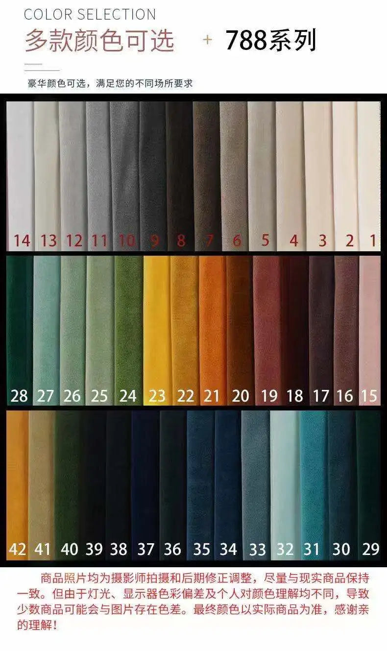ss03 Fabric Minimalist Designer Living Room Arc Cashew Sofa Beauty Salon Lambswool Sofa