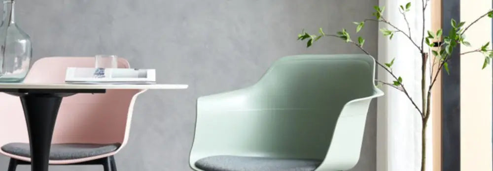 Modern Simple Living Room Chair Plastic Cushion Chair Home Restaurant Armchair Nordic Leisure Chairs Backrest Desk Chairs