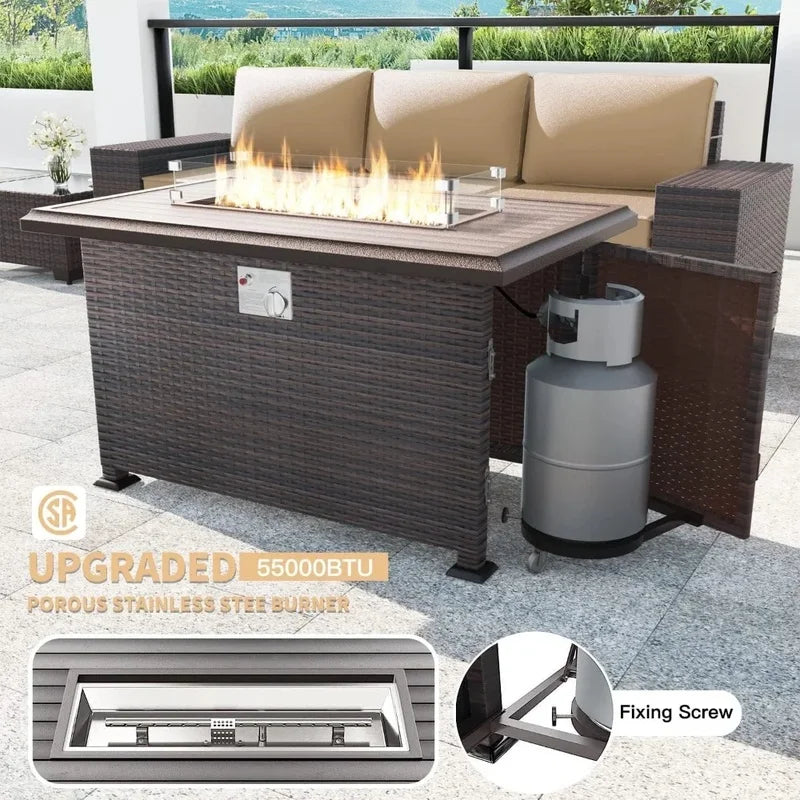 Outdoor Patio Furniture Set with 43