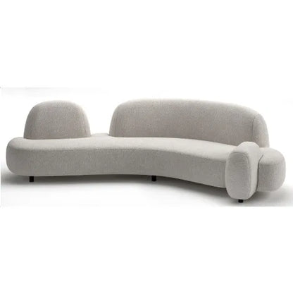 Arc-en-ciel récif forme spéciale canapé moderne simple salon appartement meubles design tissu canapé incurvé