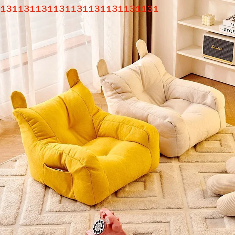 Lazy Sofa With Storage Bag Children's Bear Sofa Chair For Boys And Girls Soft Small Sofa Chair Comfortable Ergonomic Living Room