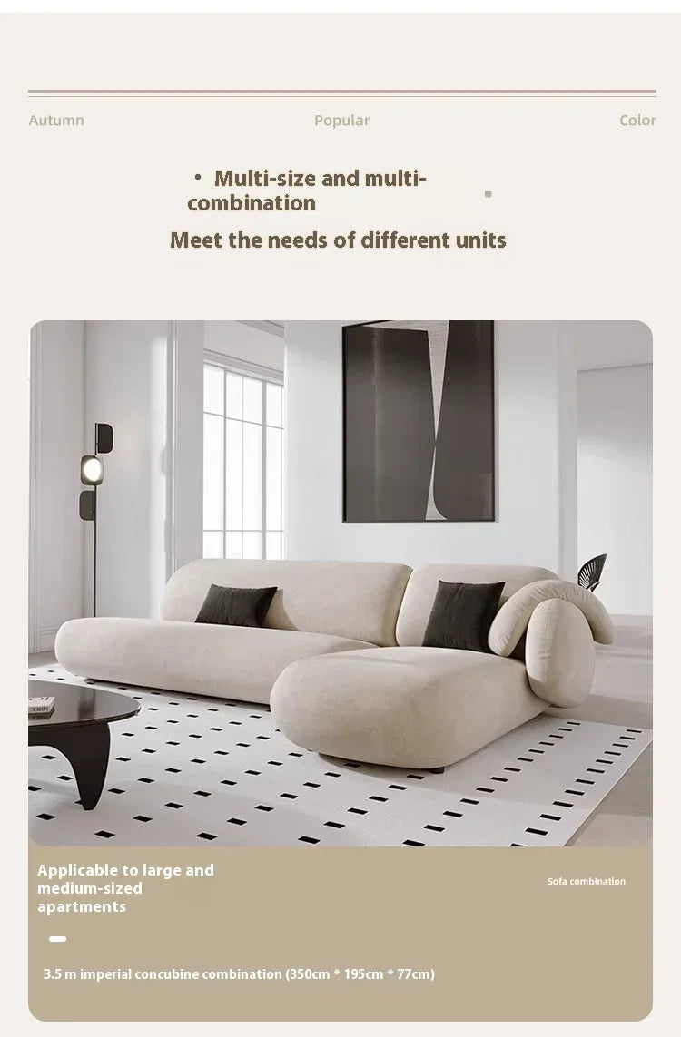 Armchair Curved Modern Sofa Pink Minimalist Wooden Floor Adults Living Room Sofa Canape Chaise Reading Divano Bedroom Furniture