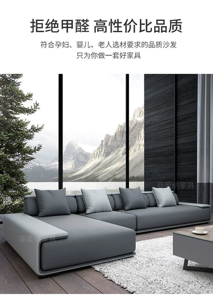 Nordic Living Room Sofas Recliner Minimalist Apartment Straight Sofas Fabric Comfortable Divani Da Soggiorno Home Furniture