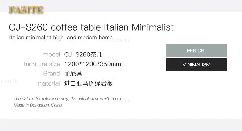 Postmodern tea table simple polygonal tea table Amazon green Italian light luxury rock slab special-shaped coffee table designer