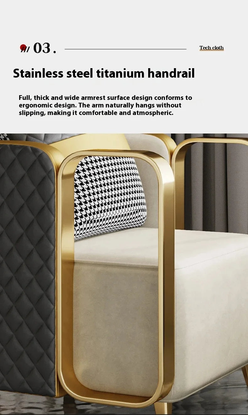 Living Room Single Sofa Dining Chair Victoria Relax Armchair Voven Upholstered Replacement Chairs Booster Nordic Floor Furniture