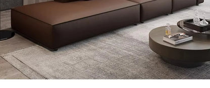 Nordic Minimalist Living Room Sofas Leather Sex Recliner Designer Lounge Sofas Garden Relaxing Designer Divano Salon Furniture