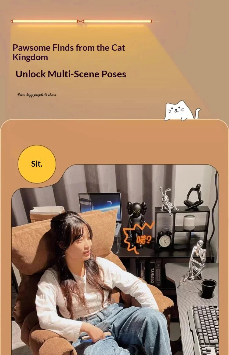 Comfortable Long-term Sofa Chair Gaming Chair Bedroom Desk Chair Ergonomic Chair Furniture Sillas Gamer Adjustable Backrest