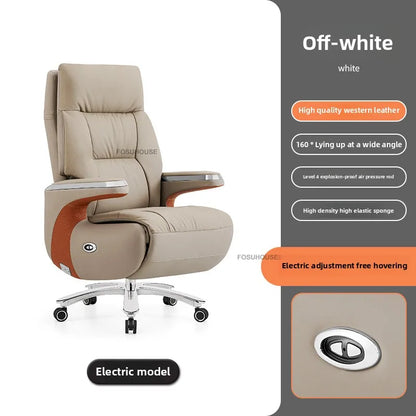 Electric Smart Office Chairs European Reclining Computer Chair Home Gaming Armchair Modern Office Furniture High-end Boss Chair