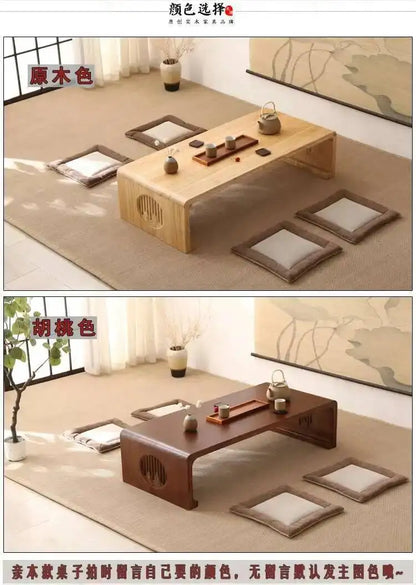 Japanese Floor Coffee Table Wood Entryways Vanity Sideboards Table Storage Couch Mesa De Centro Salon Livingroom Furniture Sets