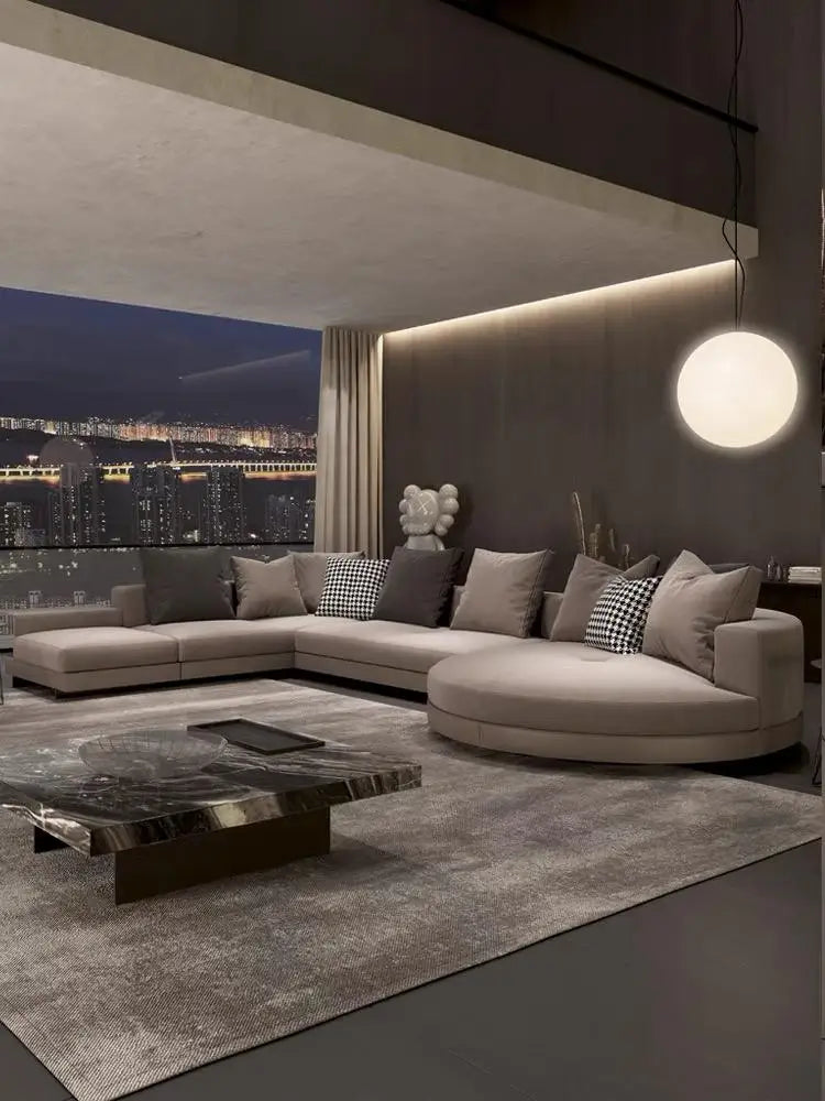 Modern Luxury Corner Sofa Set Furniture Couch Living Room Sectional Modular Lounge Sofa