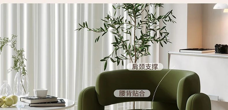 Negotiation Sofa Chair Living Room Furniture Sofas Cream Wind Balcony Single Sofa Nail Salon Beauty Salon Reception Lounge Area