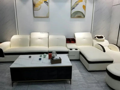 European Luxury Living Room Sofas Home Leisure Sofa Bed Recliner Design Living Room Furniture Modern Corner Smart Massage Sofa