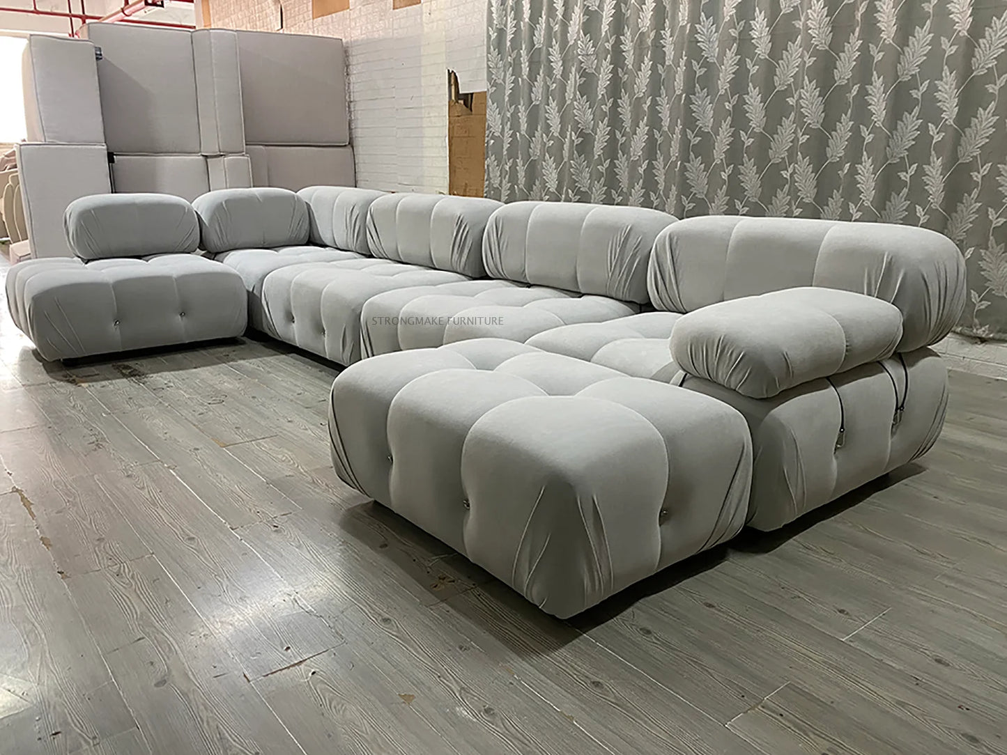 Velvet Modern Luxury Living Room Furniture Sectional Boucle Love Seat Couch Recliner Modular Set L Shape Mario Bellini Sofa