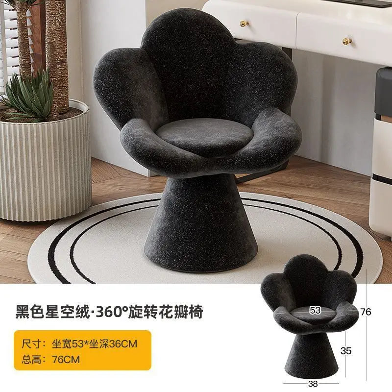 Makeup stool bedroom dressing stool modern simple small apartment dresser chair Italian light luxury high-end nail stool