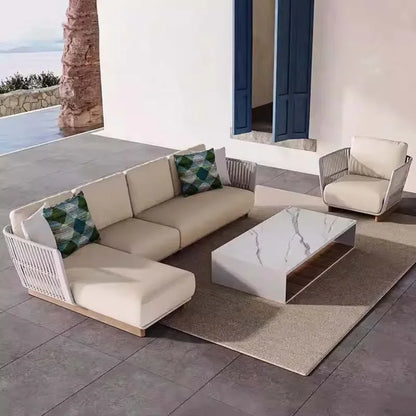 Leisure Outdoor Sofas Balcony Accent Design Courtyard Hotel Garden Sofas Floor Nordic Office Furniture Arredo Giardino Lshysf