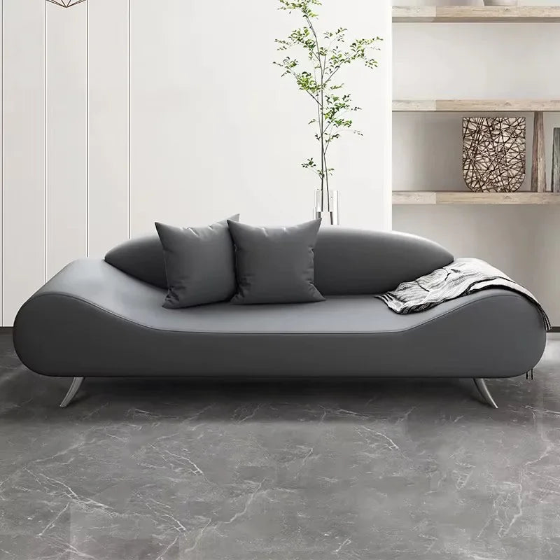 Nordic Relaxing Minimalist Modern Design Comfortable Living Room Sofas Elegant Light Luxury High-quality Simple Hotel Furniture