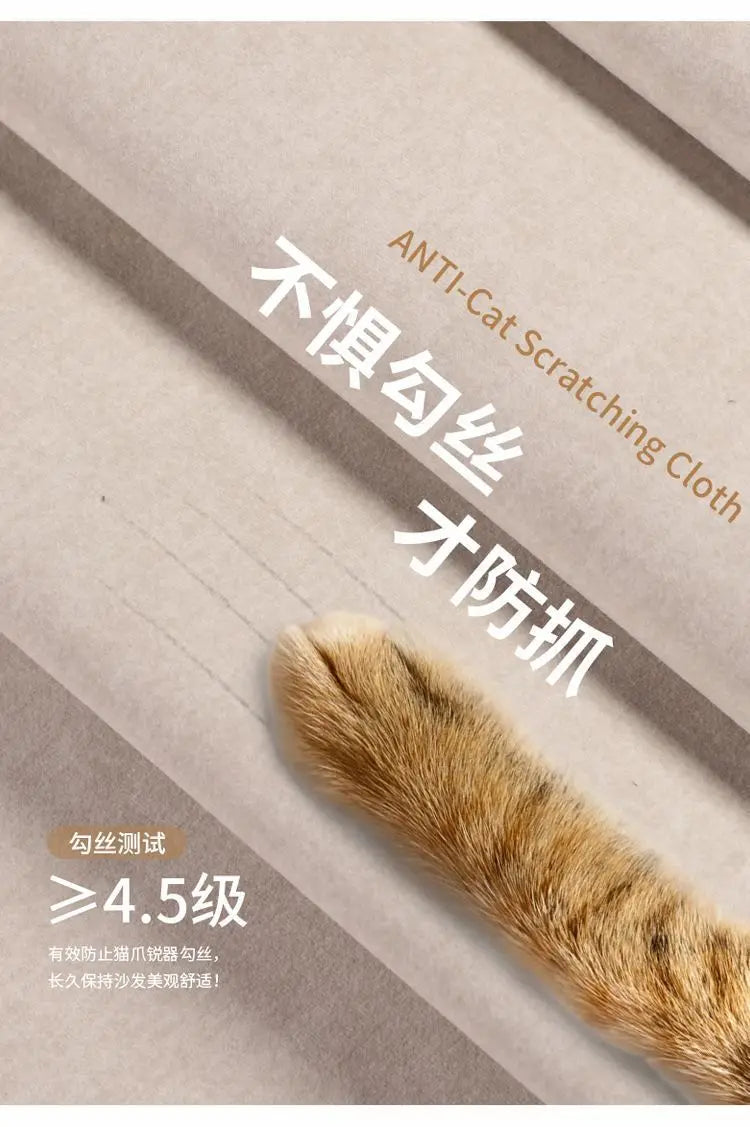 custom. [1856 People Collected] Simple Modern Large and Small Apartment Removable Fabric Sofa Set U-shaped Sofa Living Room Wash