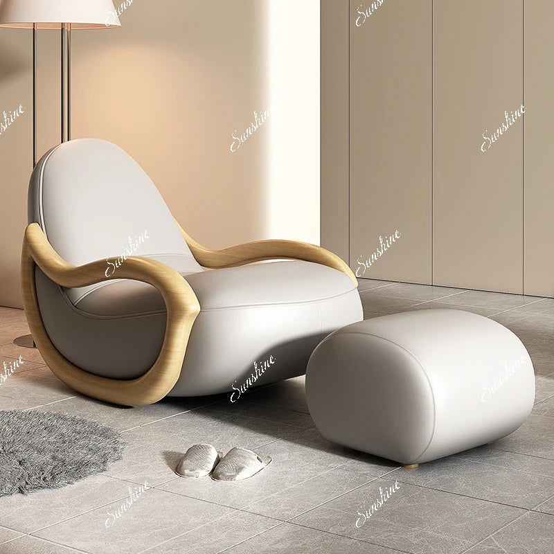 Balcony Home Living Room Simple Leisure Chair Adults can sleep or lie down