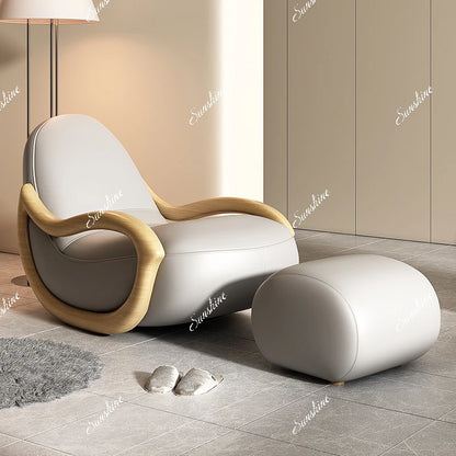 Balcony Home Living Room Simple Leisure Chair Adults can sleep or lie down