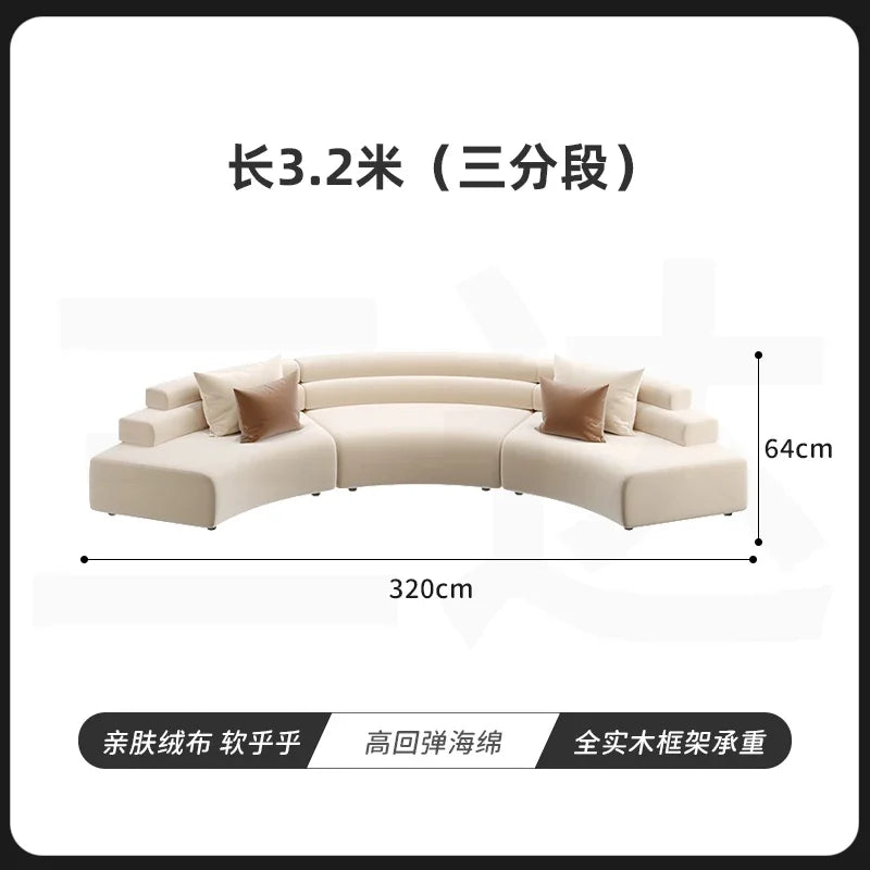 A44 Modern Nordic Living Room Sofas Conference Tables Office Sectional Corner Outdoor Sofa Curved Designer Muebles Home Furnitur