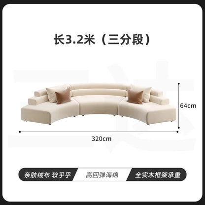 A44 Modern Nordic Living Room Sofas Conference Tables Office Sectional Corner Outdoor Sofa Curved Designer Muebles Home Furnitur